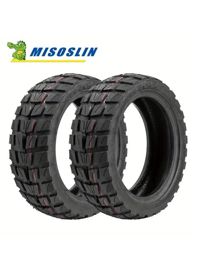 MISOSLIN 10x2 75 6 5 إطار خارج الطريق بدون أنبوب لـ Speedway 5 Dualtron 3 سكوتر كهربائي 2 قطعة - Image 1